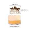 Horse Birthday Party Supplies Set with Horse Theme Happy Birthday Banner Balloon Cake Topper Cupcake Topper Background for Horse Party Decoration view 4