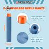 AMOSTING 100PCS Refill Bullets Ammo Pack Compatible with Nerf Guns for Nerf N-Strike Elite 2.0 Series - Compatible with All Elite Blasters Toy Guns (Blue)-with Storage Bag view 2