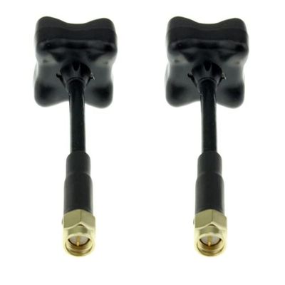 ABZEKH Drone Accessories Original for TBS Triumph Team Black Sheep for Blacksheep 5.8G Antenna for SMA/for RPSMA 3 Blade Transmitter Mushroom Antenna for FPV RC Drone (Color : Long SMA 2PCS)