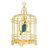 VBESTLIFE Miniature Bird Cage, 1:12 Dollhouse Birdcage Wear Metal Dollhouse Miniature Bird Cage Furniture for Dollhouse Decoration Photography Prop (Gold) view 4