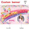 Custom Unicorn Theme 20th Birthday Party Decorations BannerHappy 20th Birthday Unicorn Backdrop Decorations Supplies view 2
