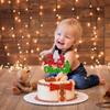 1Pc Merry Christmas Cake Topper with Red Green Glitter Christmas Tree Deer Santa Hat Cake Pick Decorations for Merry Xmas Theme Happy New Year Party Supplies view 4