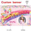 Custom Unicorn Theme 12th Birthday Party Decorations BannerHappy 12th Birthday Unicorn Backdrop Decorations Supplies view 2
