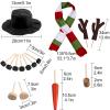 ALKEL Snowman Dressing Kit,15Pcs Snowman Making Building Accessories,Outdoor Fun for Kids & Family view 3