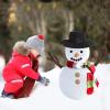 ALKEL Snowman Dressing Kit,15Pcs Snowman Making Building Accessories,Outdoor Fun for Kids & Family view 4