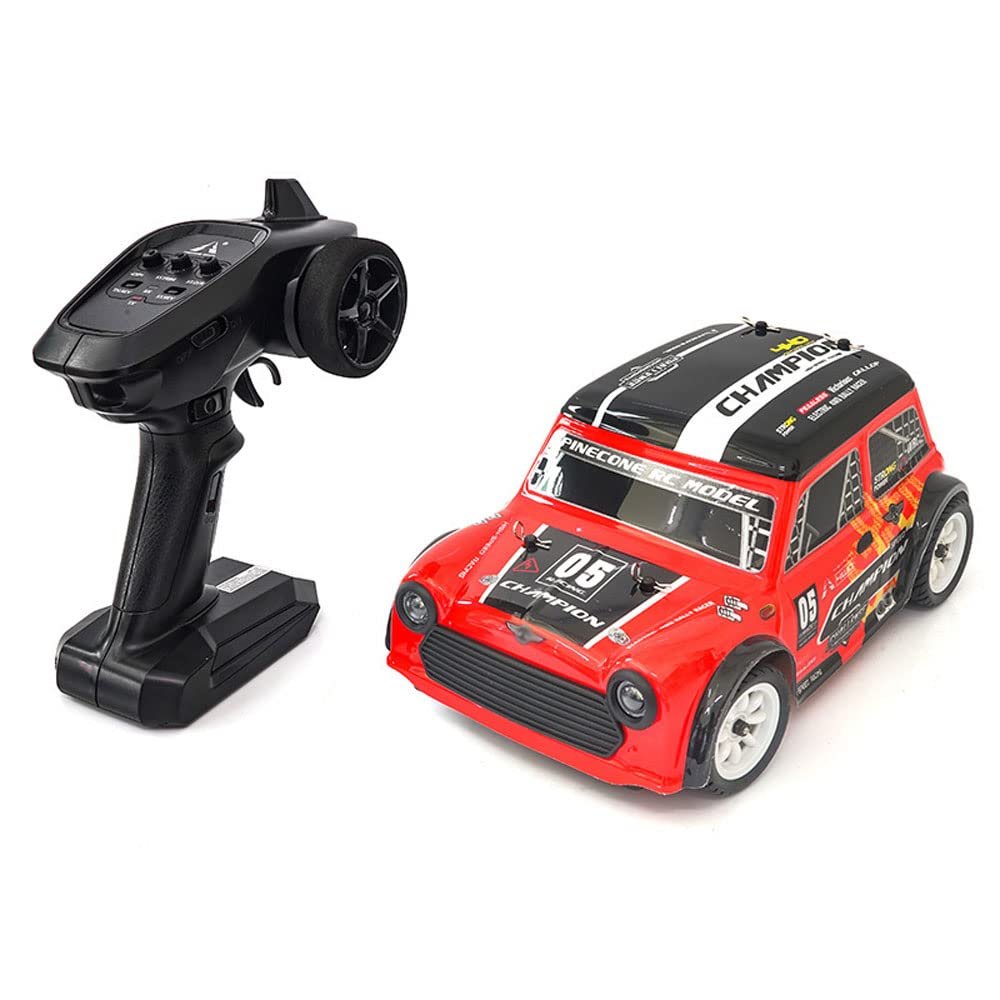 QIYHBVR High Speed RC Cars 1:16 Remote Control Monster Truck 4WD All Terrain Off-Road RTR Hobby Cars with LED LightsExtra Drift Tires for Intermediate Hobbyist