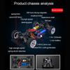 QIYHBVR High Speed RC Cars 1:16 Remote Control Monster Truck 4WD All Terrain Off-Road RTR Hobby Cars with LED LightsExtra Drift Tires for Intermediate Hobbyist view 3