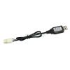 6.4V 600mA USB Charger Cable EL4.5-3P Male Plug P-to-R for 2S Life Battery RC Boat Racing Car Truck view 2