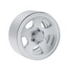 Powerhobby X5 Aluminum 1.9" Beadlock Wheels Silver (4) 1/10 Rock Crawler view 3