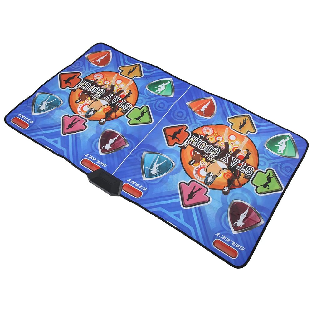 Dpofirs Dance Mat for Kids and Adults, Dance Mat Games for TV Electronic Dance Mats Dance Mat Double Game for Kids and Adults, USB Dance Mat for 98 2000 XP 7