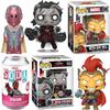Champions Marvel Heroes Figure Pop! Beta Ray Bill Thor Exclusive + Doctor Strange Dead Sorcerer Supreme + Vision Android SODA view 1
