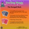 Ted's Sterling Magic Factory Cut Bicycle Svengali Deck and Genuine US Scotch and Soda Centavo Coin Card Trick Set (Blue) view 2