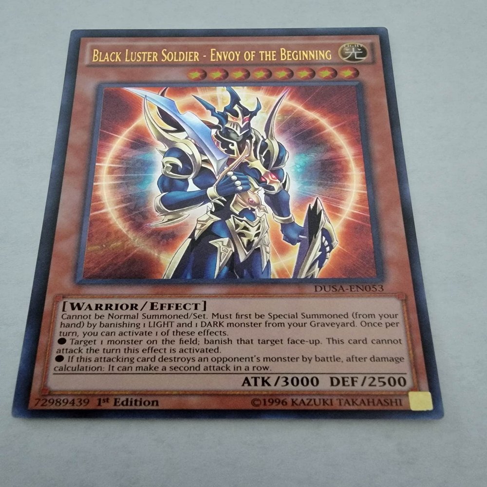 Black Luster Soldier - Envoy of The Beginning - DUSA-EN053 - Duelist Saga - Ultra Rare - 1st Edition
