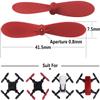 Accessory 20PCS Propeller for HS190 901HS 901S 901H X300C LF606 SG800 E61HW S9 Mini Quadcopter Remote Control Drone view 4