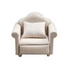 Esquirla 1/12 Scale Dollhouse Couch Miniature Recliner Simulation Accessories with Pillow Home Decor for Children, Single Sofa view 3
