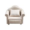 Esquirla 1/12 Scale Dollhouse Couch Miniature Recliner Simulation Accessories with Pillow Home Decor for Children, Single Sofa view 4