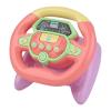 Colaxi Rotating Driving Steering Wheel Toy Pretend Play Educational Sounding Toy Entertainment Sound Toy Birthday Gifts Interactive Boys Leisure, Pink view 1