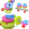 Adjustable Dumbbell Toy Pretend Workout for Kids - Fill Weights with Water or Sand - Beach Toys view 2
