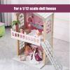 LISND Miniature Woman Ceramic Doll, Victorian Miniature Porcelain People Exquisite for Doll House view 4