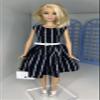 Eledoll 11.5 inch Doll Clothes Lot Deluxe Fashion Pack Green/Blue Tweed Blazer Suit Set Evelyn Grace 1950's 1960's Fashion Set Mix Match with White Boots view 4