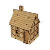 TowerRex Small House DND Terrain Building - DND Accessories for Dungeons & Dragons, Pathfinder, Warhammer, Tabletop Battle map, Wargaming Terrain kit, RPG Scenery for 32mm, 28mm Miniatures view 1