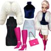 Eledoll Clothes Fashion Pack Party Pink Boots Set view 3