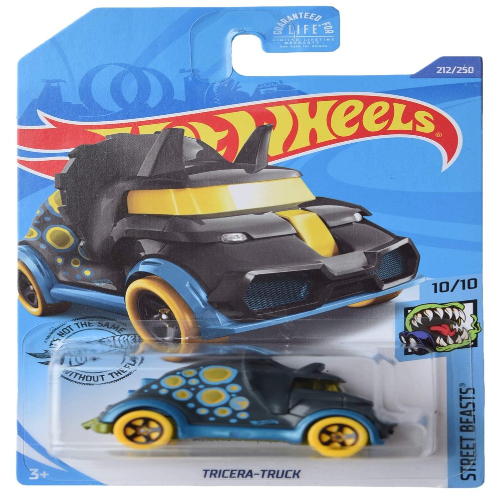Hot Wheels Tricera-Truck, Street Beasts 10/10 [Treasure Hunt]