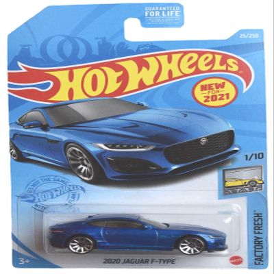 Hot Wheels 2020 Jaguar F Type, Factory Fresh 1/10