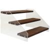 ARTIBETTER Display Rack for Collectibles Acrylic Desk Riser Shelf for Models and Figurines Sturdy Organizer Stand for Use view 1