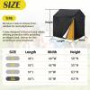 Iceberg Elf Large Outdoor Playhouse Cover,80" L X 55" W X 63" H,Black,Waterproof, Sun Protection Dust,640D Heavy Duty Oxford Fabric,kids Playhouse Year-Round Protective Covers view 2