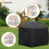 Iceberg Elf Large Outdoor Playhouse Cover,80" L X 55" W X 63" H,Black,Waterproof, Sun Protection Dust,640D Heavy Duty Oxford Fabric,kids Playhouse Year-Round Protective Covers view 4
