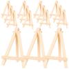 15pcs Mini Painting Easels Wooden Tripod Display Stand for Art Projects Photos and Signage for Classroom Parties and Home Decor view 1