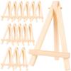 15pcs Mini Painting Easels Wooden Tripod Display Stand for Art Projects Photos and Signage for Classroom Parties and Home Decor view 2