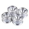 4PCS Aluminum Wheels Hub Rims for Tamiya 1/10 RC Car TT-01 TT02 for Sakura for HSP for HPI view 3