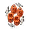 GPM Upgrades Aluminium 6061-T6 Hex Adapter (12MMx8MM) for 1/8 LMT 4WD Solid Axle Monster Truck (LOS04022) RC Cars (Orange) view 1