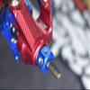 GPM Upgrades Aluminium 6061-T6 Hex Adapter (12MMx8MM) for 1/8 LMT 4WD Solid Axle Monster Truck (LOS04022) RC Cars (Orange) view 4