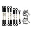 7Pcs Front Rear Tie Rod Servo Link Rod with Ball Head Screw for 144001 144010 124017 124019 RC Car Spare Parts view 1