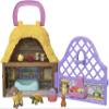 Mattel Disney Wish Micro Figure & Doll House Playset, Star & Valentino of Rosas Portable Set with Valentino the Goat & Star Figures & 10 Accessories, Travel Toy view 1