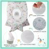50 Packs Disposable Toilet Seat Covers Extra Large Individually Wrapped for Kids and Adults, Portable Non Slip Waterproof Potty Seat Covers for Toddlers Potty Training, Travel (Unicorn) view 2