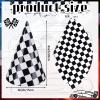 Teling 30 Pieces Birthday Party Hats Car/Cow Themed Paper Cone Hat Birthday Party Supplies Decorations for Kids (Race Car) view 2