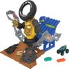 Hot Wheels Monster Trucks Arena Smashers Mega-Wrex vs. Crushzilla Takedown Playset with 1:64 Scale Mega-Wrex Toy Truck & 6 Crushable Cars view 1