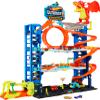 Hot Wheels City Ultimate Garage Track Set with 2 Die-Cast Toy Cars & Car-Eating Dragon, Stores 50+ Vehicles, 4 Levels view 1