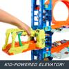 Hot Wheels City Ultimate Garage Track Set with 2 Die-Cast Toy Cars & Car-Eating Dragon, Stores 50+ Vehicles, 4 Levels view 4