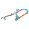 Hot Wheels Toy Car Track Set, Track Builder Wind Gravity Pack Playset with 1:64 Scale Vehicle & 12 Component Parts in Modular Storage Box view 2