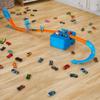 Hot Wheels Toy Car Track Set, Track Builder Wind Gravity Pack Playset with 1:64 Scale Vehicle & 12 Component Parts in Modular Storage Box view 3