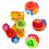 SAFIGLE 1set Wooden Gear Matching for Boy Girl Educational Building Blocks Kit to Enhance Fine Motor Skills and Color Recognition Fun Geometry Plaything Colors and Creative Design view 2