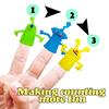 20 Pcs Finger Puppets Toys,Funny Colorful Monster Stretchy Finger Puppets,Soft Rubber Finger Doll Toys for Children's Party Favors view 3
