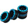 4Pcs HIRCQOO Plastic 1.9'' Beadlock Wheel Rims Hubs 1.9 Wheels Compatible with Axial SCX10 SCX10-II Traxxas TRX4 RC4WD D90 Tamiya CC01 RedCat Gen7 1/10 RC Crawler (Blue) view 2