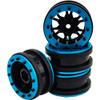 4Pcs HIRCQOO Plastic 1.9'' Beadlock Wheel Rims Hubs 1.9 Wheels Compatible with Axial SCX10 SCX10-II Traxxas TRX4 RC4WD D90 Tamiya CC01 RedCat Gen7 1/10 RC Crawler (Blue) view 4