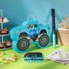 Small Truck Piata Birthday Truck Piata for Kids Construction Piata with Stick Blindfold Confetti Boys Birthday Party Supplies for Carnival Events Fiesta Decor Games,15.7 x 11 x 2.4 Inch (Blue) view 3